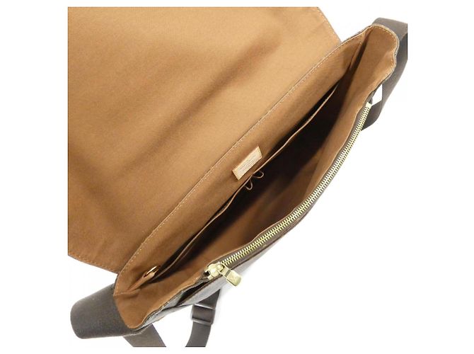 Borsa a Spalla Louis Vuitton Monogram Messenger Bobour MM Marrone Monogramma - vista 6