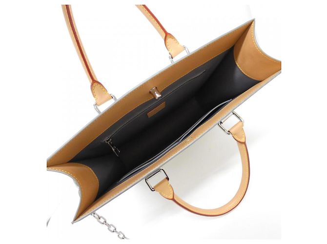 Borsa Louis Vuitton Monogram Mirror Sac Plat Argento - vista 7