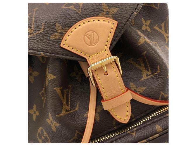 Mini zaino Louis Vuitton Monogram Montsouris Marrone Monogramma - vista 4