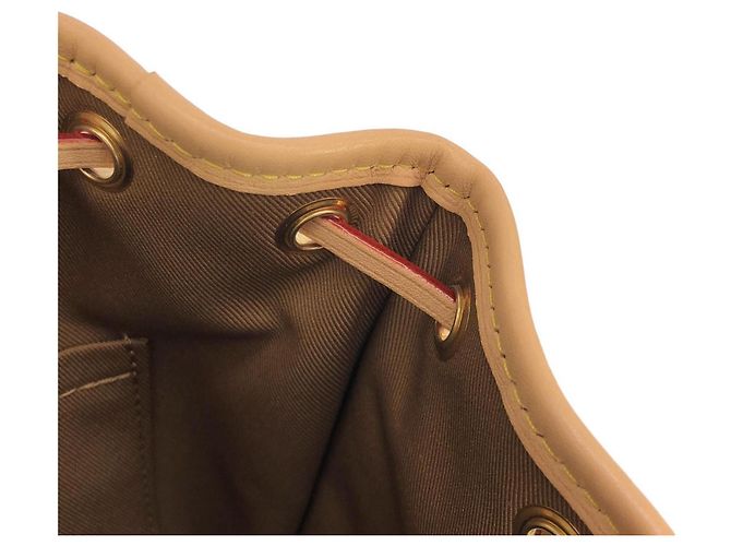 Mini zaino Louis Vuitton Monogram Montsouris Marrone Monogramma - vista 7