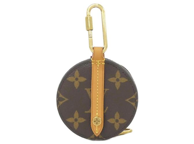 Custodia rotonda Monogram Louis Vuitton Marrone Monogramma - vista 2