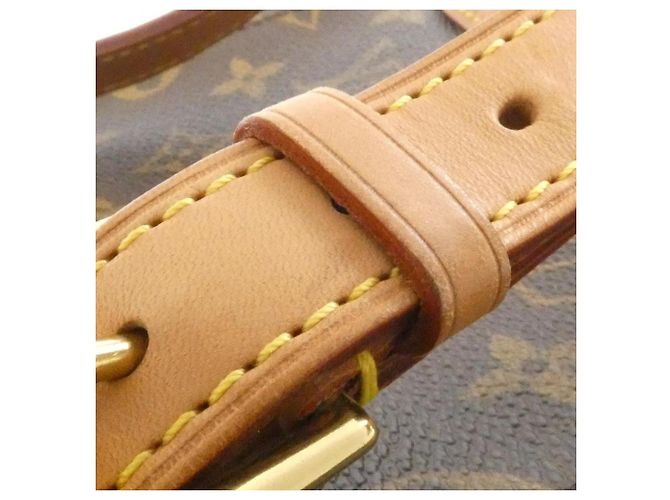Zaino Louis Vuitton Monogram Montsouris MM Marrone Monogramma - vista 6