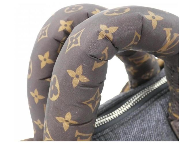 Borsa Boston Louis Vuitton Monogram Speedy Bandoulière 25cm Nero - vista 3
