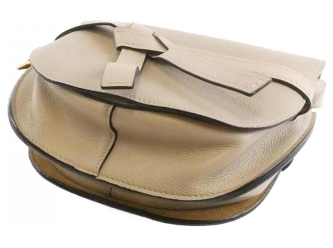 Piccola borsa a tracolla Loewe Gate Beige - vista 3