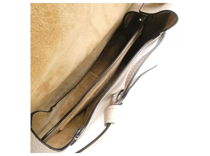 Piccola borsa a tracolla Loewe Gate Beige - vista 8