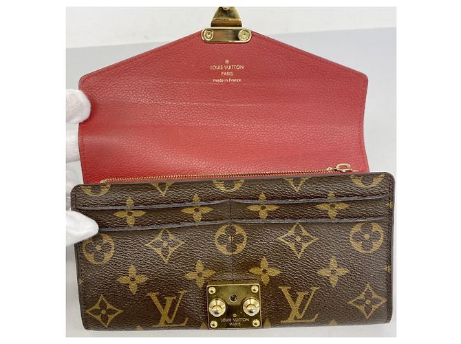 Louis Vuitton Monogram Portefeuille Pallas Long Wallet Fuschia - vista 10