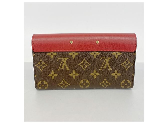 Louis Vuitton Monogram Portefeuille Pallas Long Wallet Fuschia - vista 11