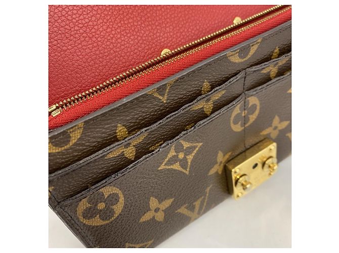 Louis Vuitton Monogram Portefeuille Pallas Long Wallet Fuschia - vista 5