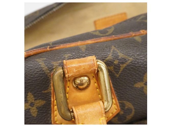 Borsa Louis Vuitton Monogram Manhattan PM Marrone - vista 10