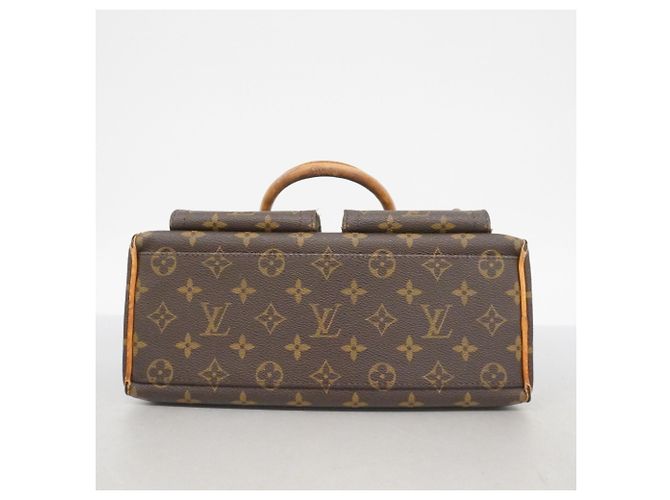 Borsa Louis Vuitton Monogram Manhattan PM Marrone - vista 3