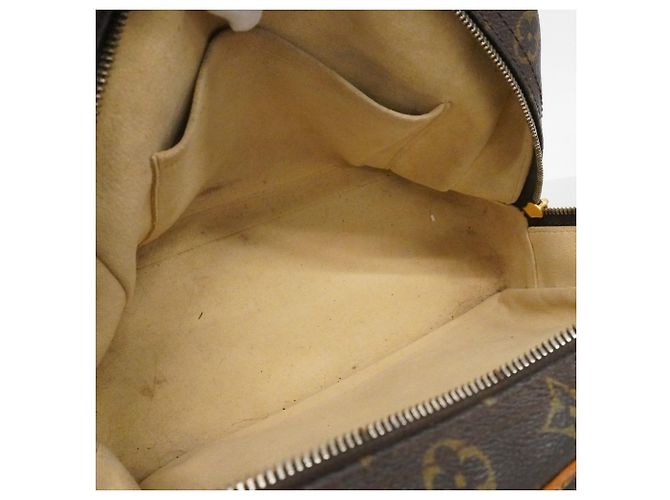 Borsa Louis Vuitton Monogram Manhattan PM Marrone - vista 4
