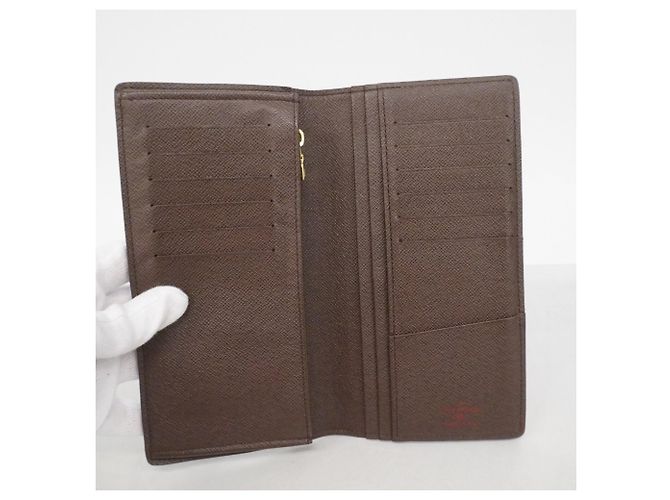 Louis Vuitton Damier Portefeuille Brazza Long Wallet Damier ebène - vue 3