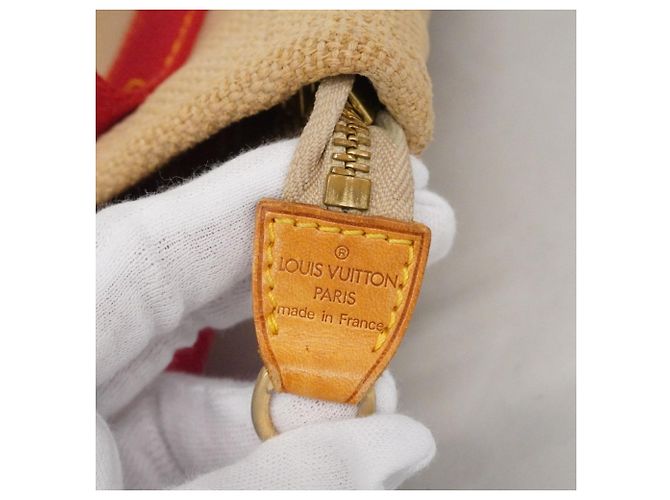 Borsa Louis Vuitton Antigua Cabas PM Beige - vista 5
