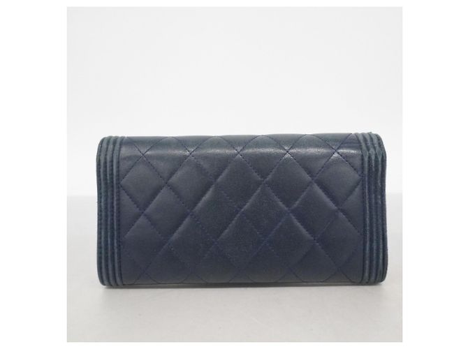 Boy Chanel Long Wallet Marineblau - Ansicht 10