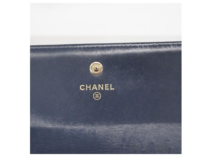 Boy Chanel Long Wallet Marineblau - Ansicht 4