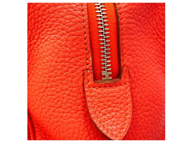 Hermès Borsa Hermes Victoria 35 in Rose Jaipur Rosa - vista 9