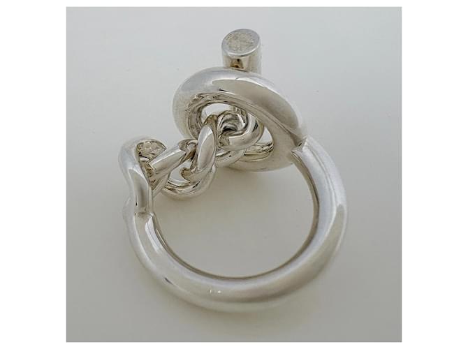 Hermès Hermes Croisette MM Ring Silber - Ansicht 3