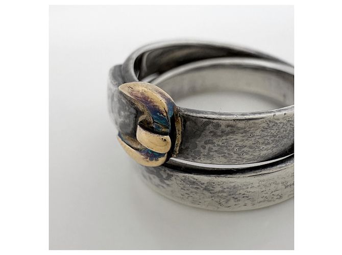 Ring Hermès Anillo Double True Hermes Plata - vista 4