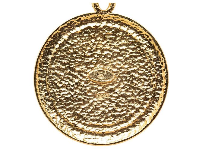 Collana a catena con medaglione Leone e Palma Chanel Coco Mark D'oro - vista 3