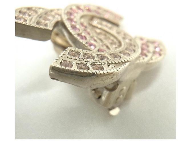 Orecchini a clip Chanel Gold and Pink Rosa D'oro - vista 5