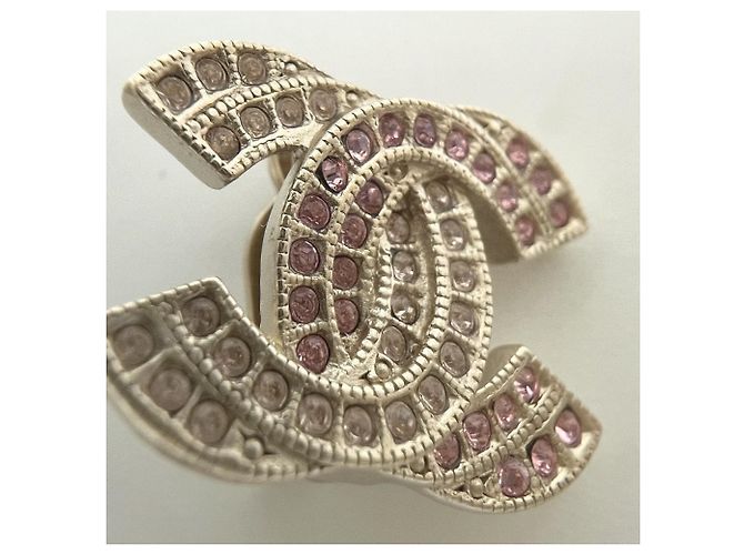 Orecchini a clip Chanel Gold and Pink Rosa D'oro - vista 6