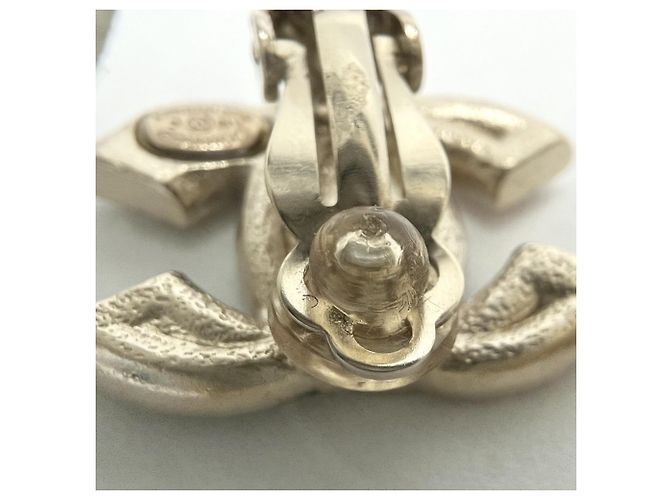 Orecchini a clip Chanel Gold and Pink Rosa D'oro - vista 7
