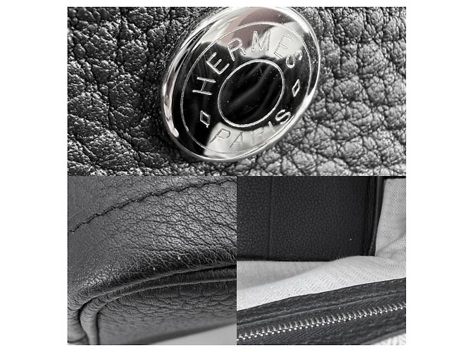 Hermès Borsa Tote Hermes Garden Party PM Nero - vista 7