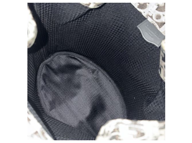Borsa a tracolla con coulisse Trotter da donna Christian Dior Nero D'oro - vista 4