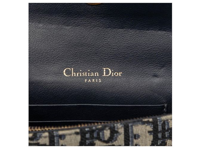 Christian Dior Trotter Saddle Gürteltasche Beige Marineblau - Ansicht 5