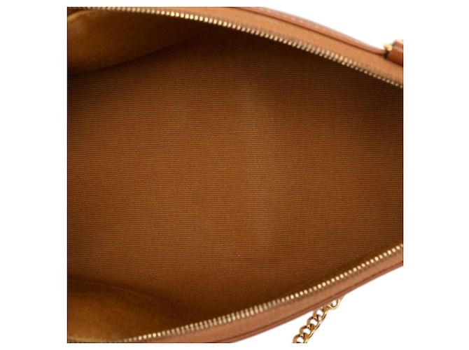 Céline Celine Triomphe Handtasche Clutch Braun Weiß - Ansicht 5