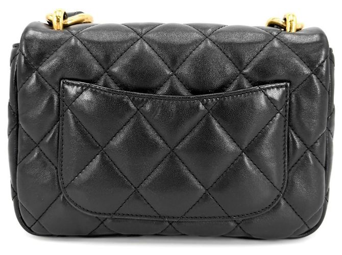 Borsa a tracolla matelassé da donna Chanel Nero - vista 2