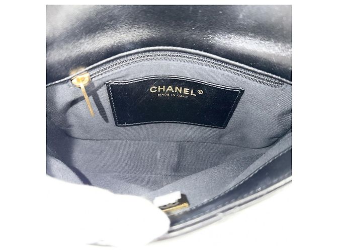 Borsa a tracolla matelassé da donna Chanel Nero - vista 4