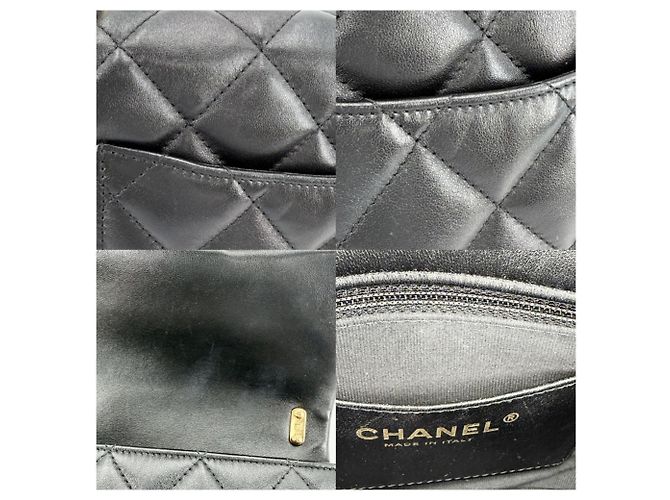 Borsa a tracolla matelassé da donna Chanel Nero - vista 6