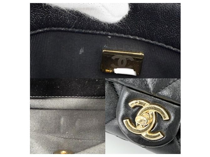 Borsa a tracolla matelassé da donna Chanel Nero - vista 7
