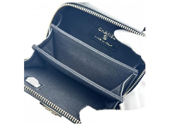 Boy Borsa a tracolla Chanel in pelle di vitello martellata nera Nero - vista 4