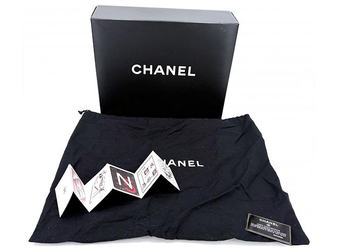 Borsa a tracolla Chanel da donna in argento traforato - vista 10