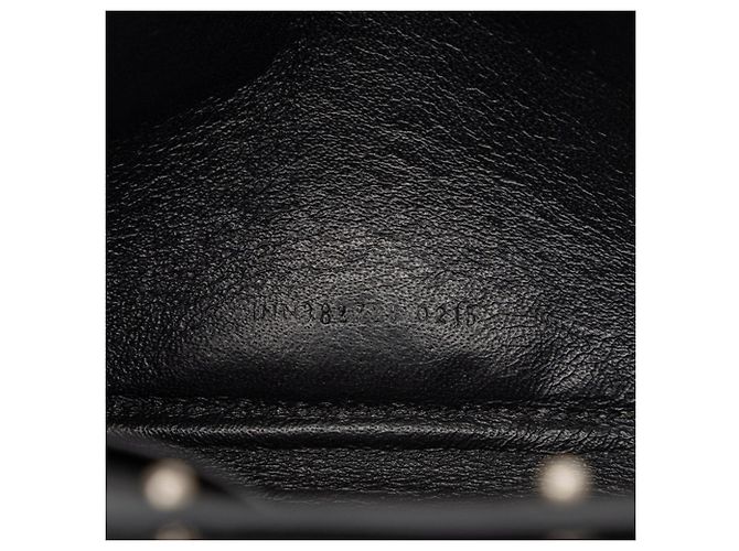 Borsa a tracolla portafoglio Saint Laurent Star Studded Chain Nero - vista 6