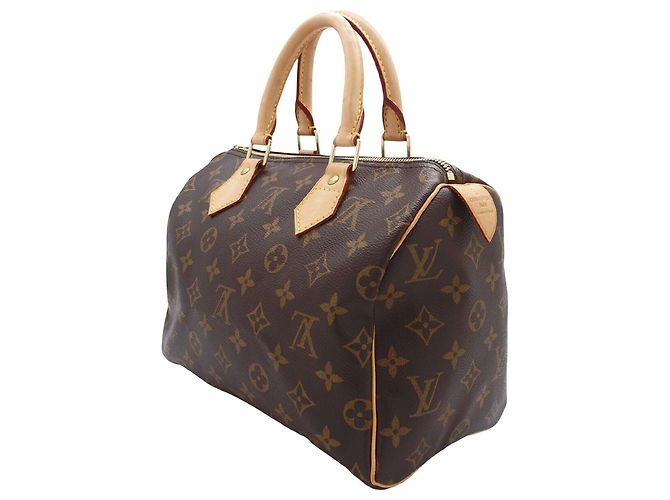 Louis Vuitton Marrone Monogram Speedy 25 - vista 2