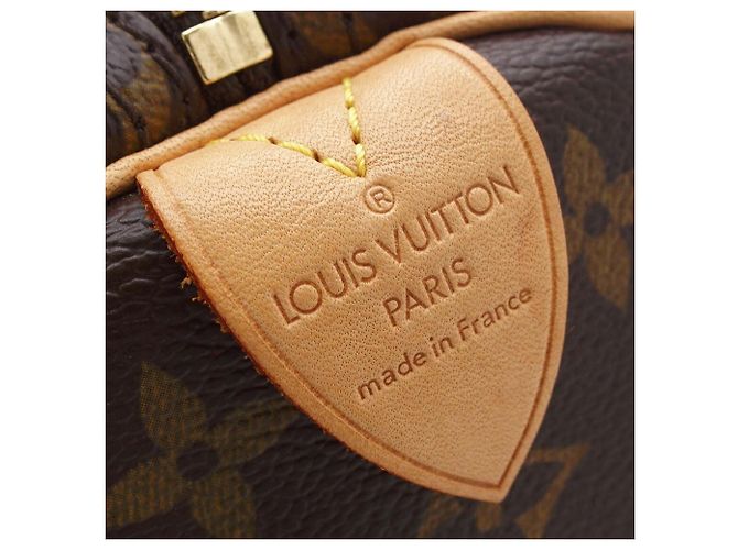 Louis Vuitton Marrone Monogram Speedy 25 - vista 5