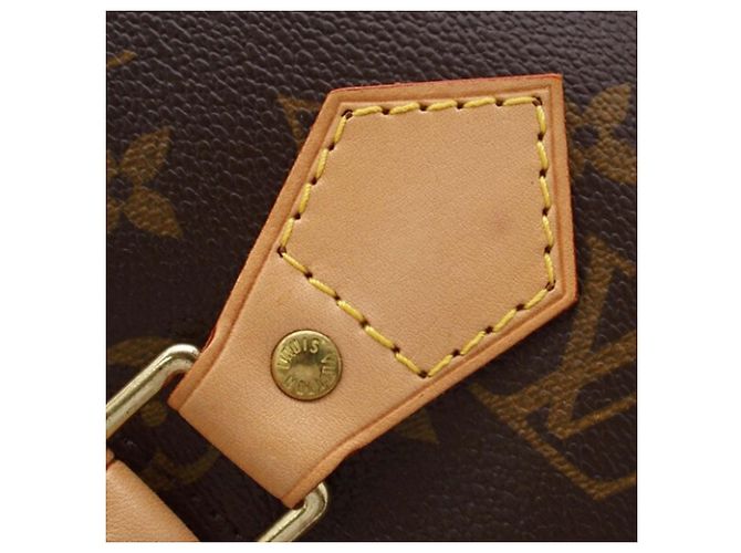 Louis Vuitton Marrone Monogram Speedy 25 - vista 7
