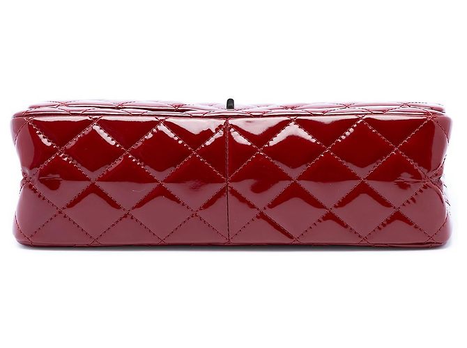 Chanel Red Quilted Patent Reissue 2.55 Double Flap 227 Rosso - vista 3