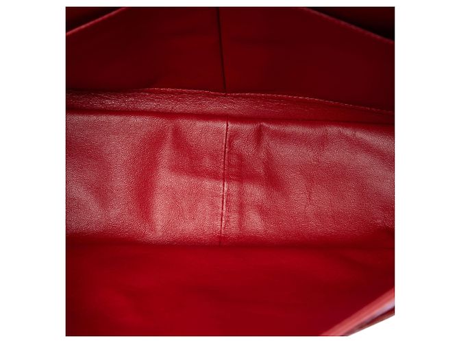 Chanel Red Quilted Patent Reissue 2.55 Double Flap 227 Rosso - vista 4