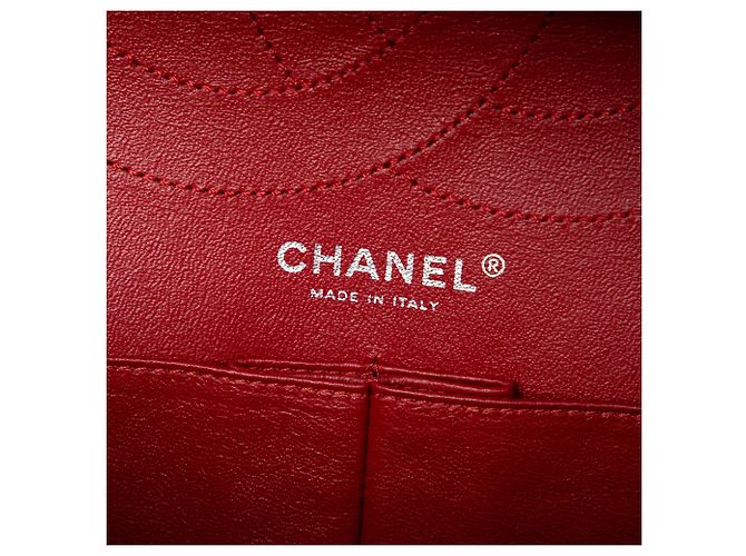 Chanel Red Quilted Patent Reissue 2.55 Double Flap 227 Rosso - vista 5