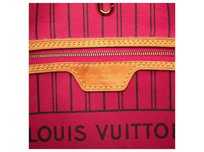 Louis Vuitton Marrone Monogram Neverfull MM - vista 5