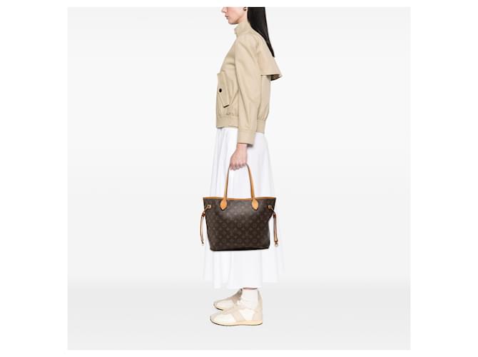 Louis Vuitton Marrone Monogram Neverfull MM - vista 7