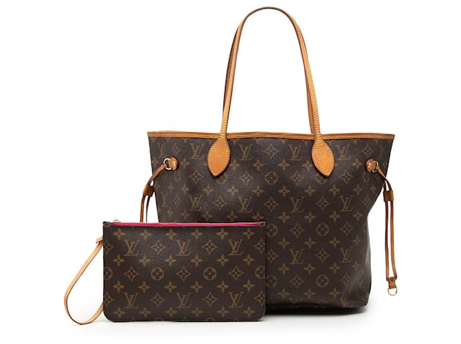 Louis Vuitton Marrone Monogram Neverfull MM - vista 8