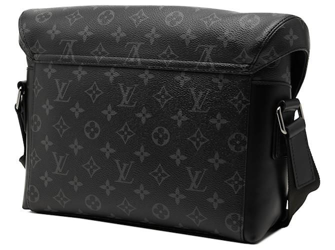 Louis Vuitton Nero Monogram Eclipse Voyager PM - vista 2