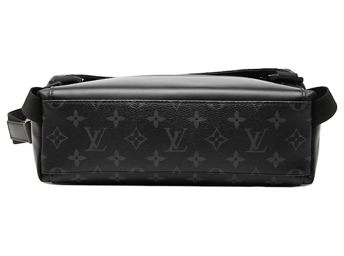 Louis Vuitton Nero Monogram Eclipse Voyager PM - vista 3