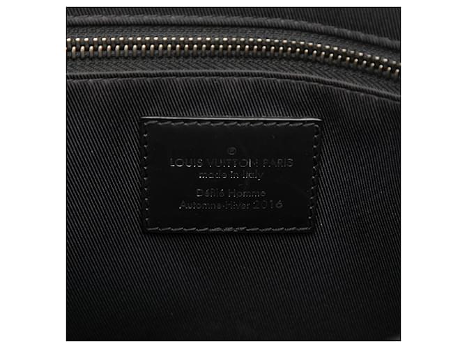 Louis Vuitton Nero Monogram Eclipse Voyager PM - vista 5