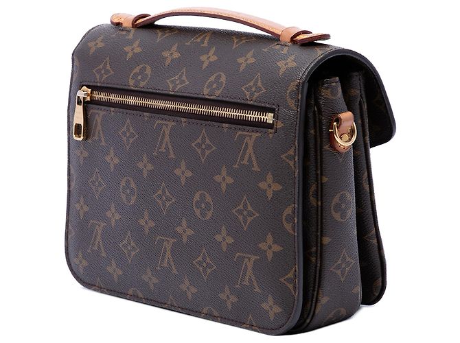 Louis Vuitton Marrone Monogram Pochette Metis - vista 2